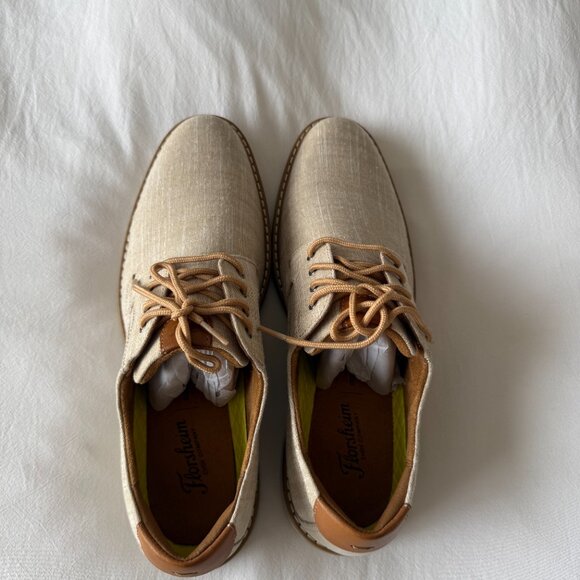 Florsheim Beige/Tan Dress Shoe Size 10 main image 2